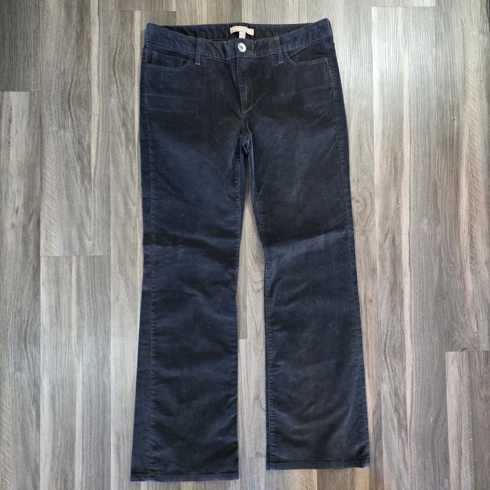 Banana Republic Womens 29P Gray Corduroy Bootcut Pants Petite G-0228